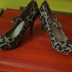 Leopard Print Women's Heels